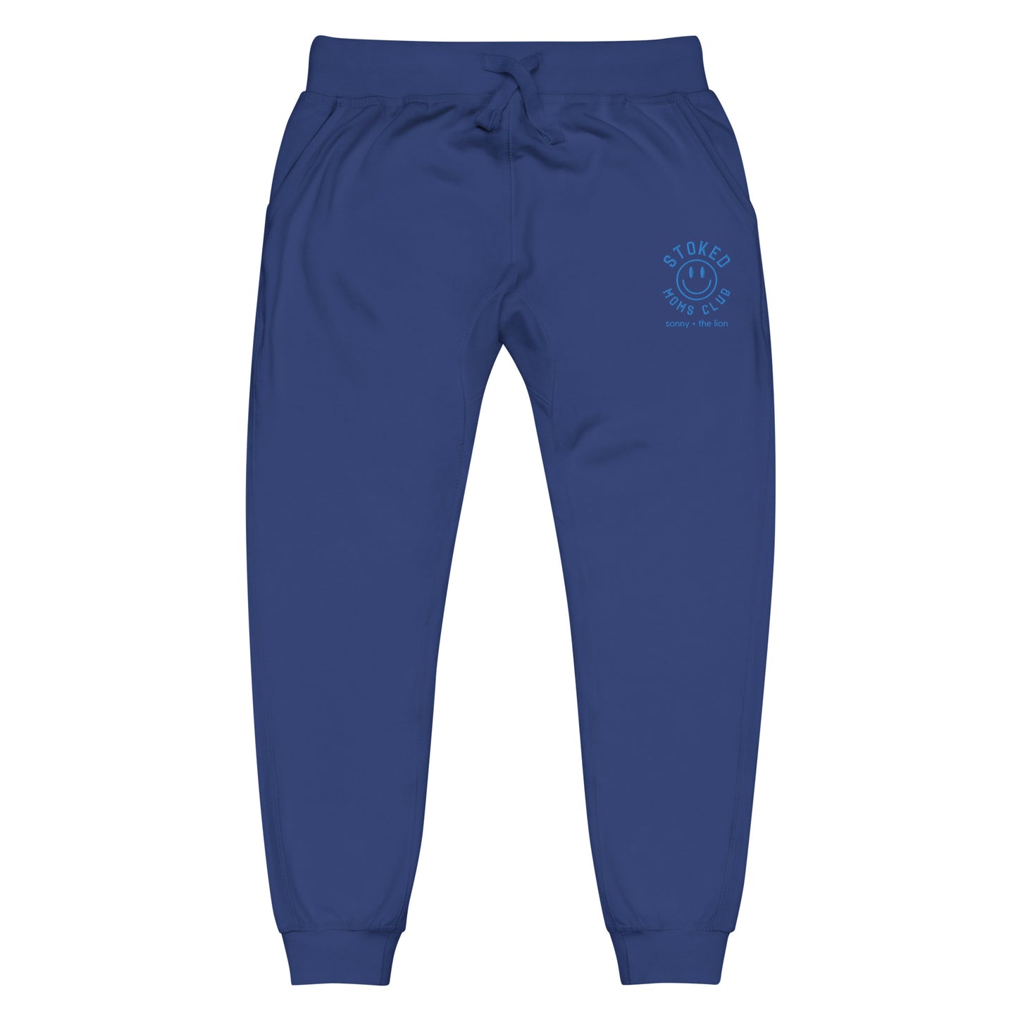 Stoked Moms Club Joggers - Royal/Teal