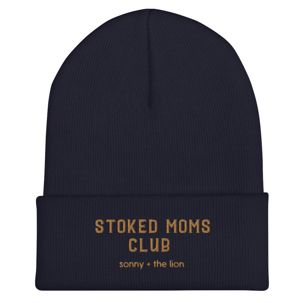 Stoked Moms Club Cuffed Beanie