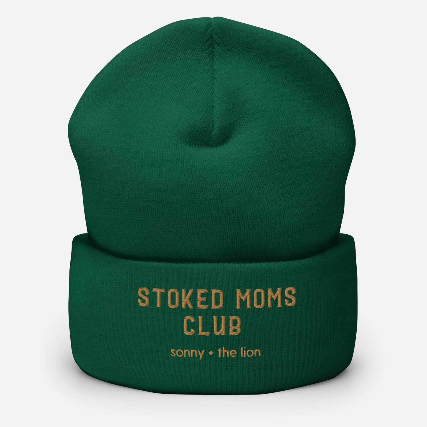 Stoked Moms Club Cuffed Beanie