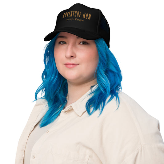 Adventure Mom Embroidered Foam Trucker Hat