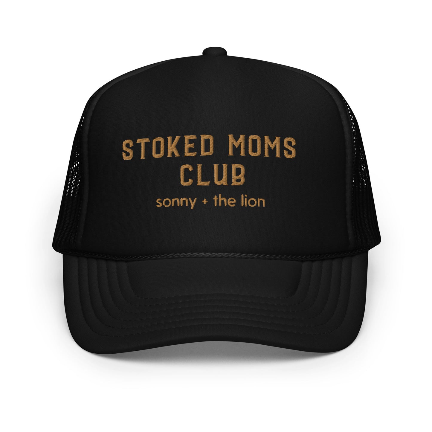 Stoked Moms Embroidered Foam Trucker Hat