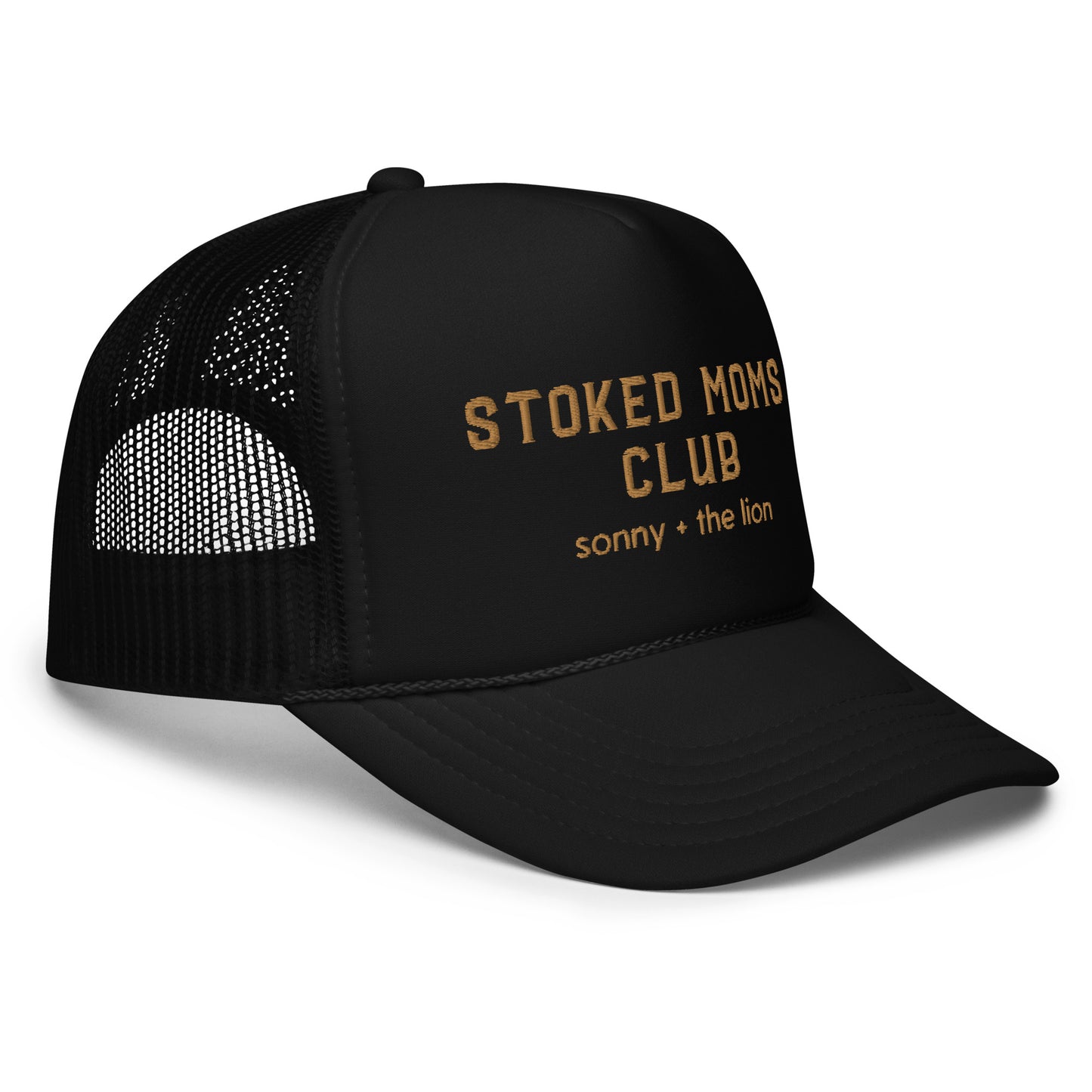 Stoked Moms Embroidered Foam Trucker Hat