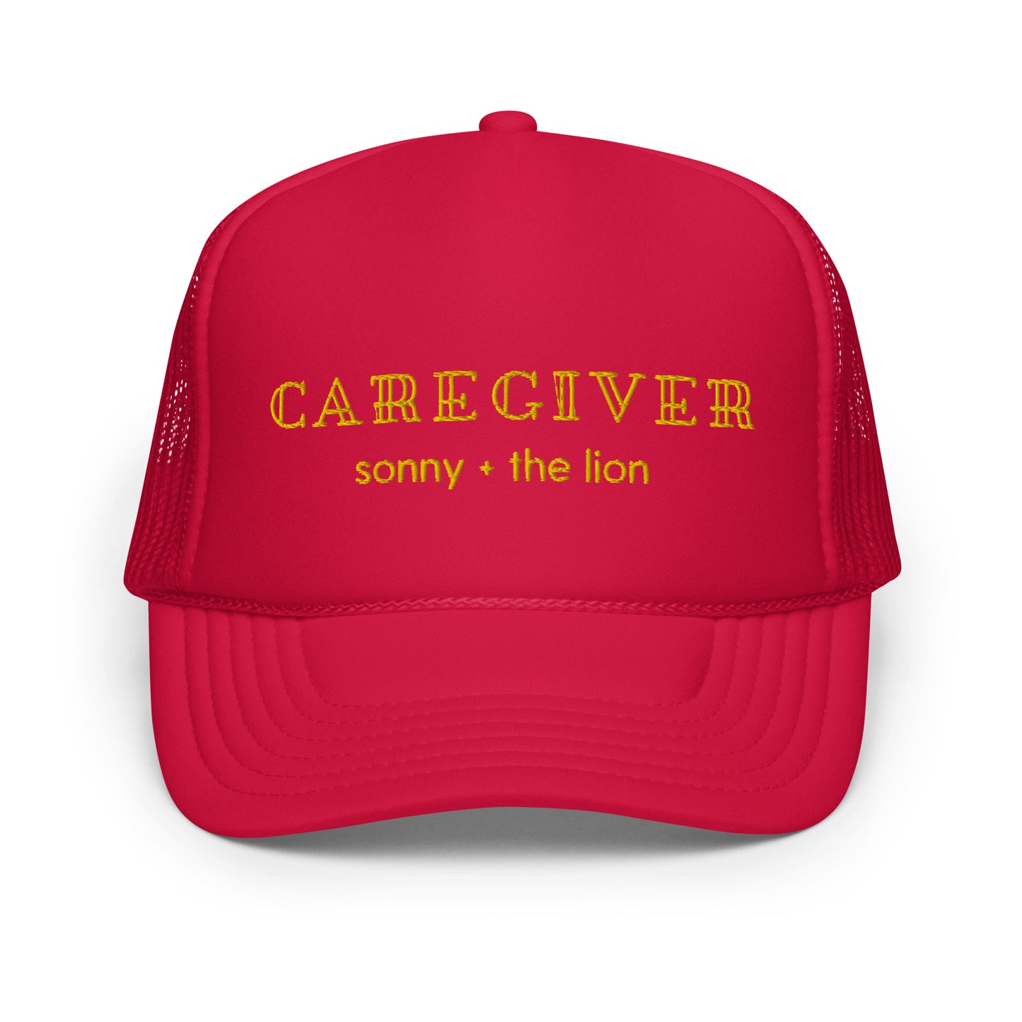 Caregiver Embroidered Foam Trucker Hat