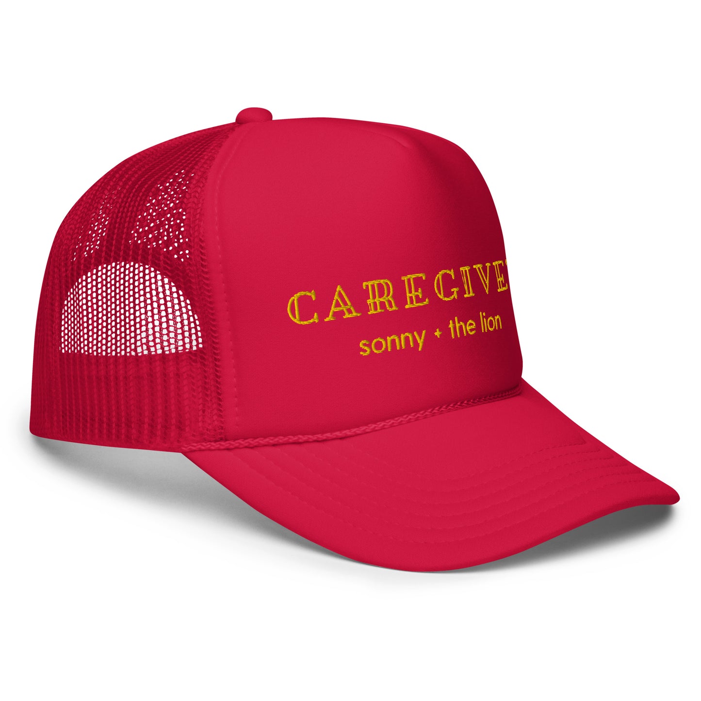 Caregiver Embroidered Foam Trucker Hat