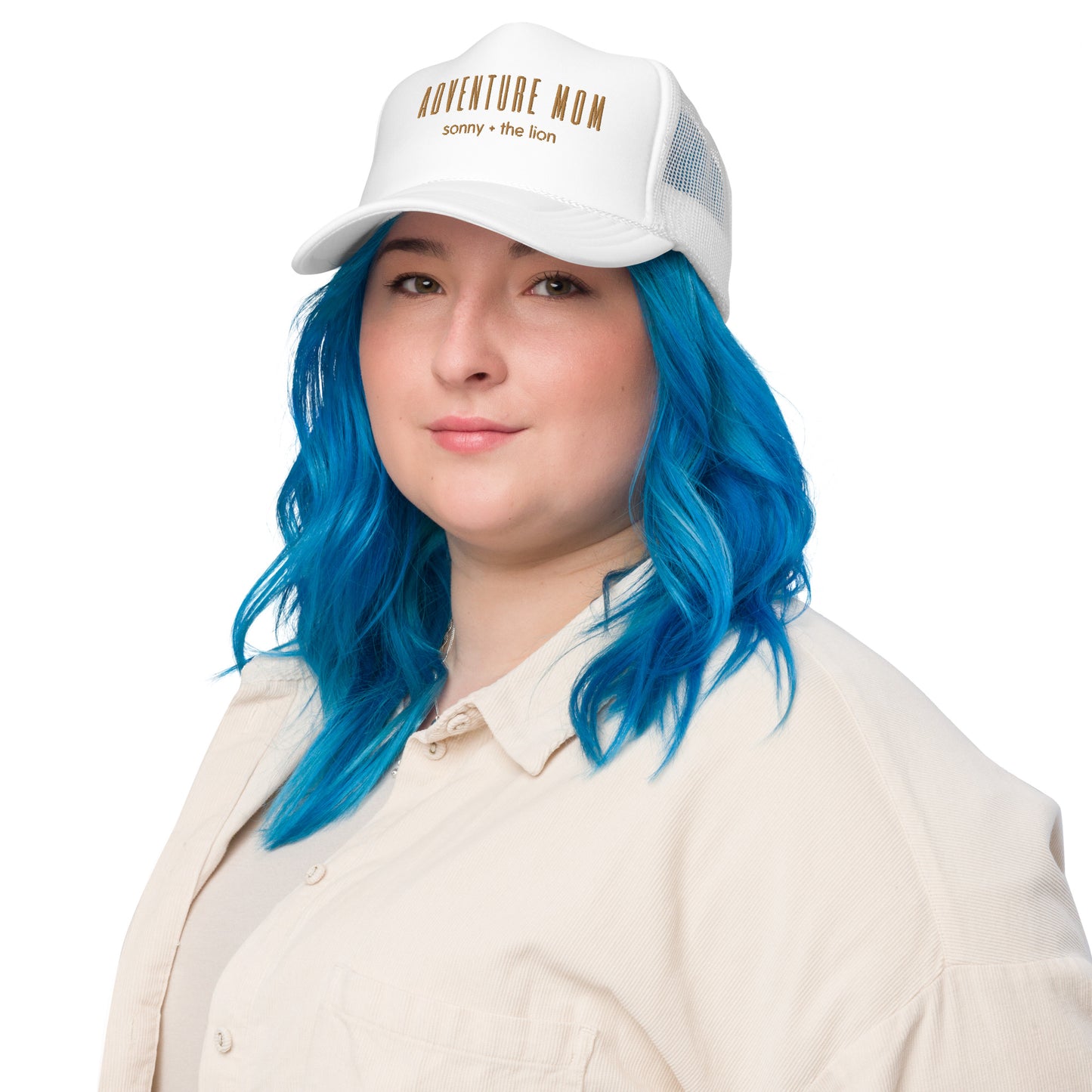 Adventure Mom Embroidered Foam Trucker Hat