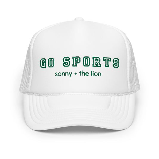 Go Sports Embroidered Foam Trucker Hat