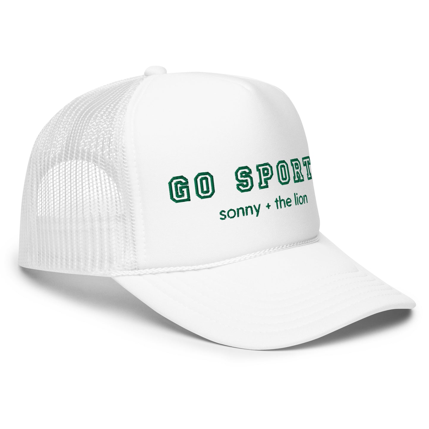 Go Sports Embroidered Foam Trucker Hat