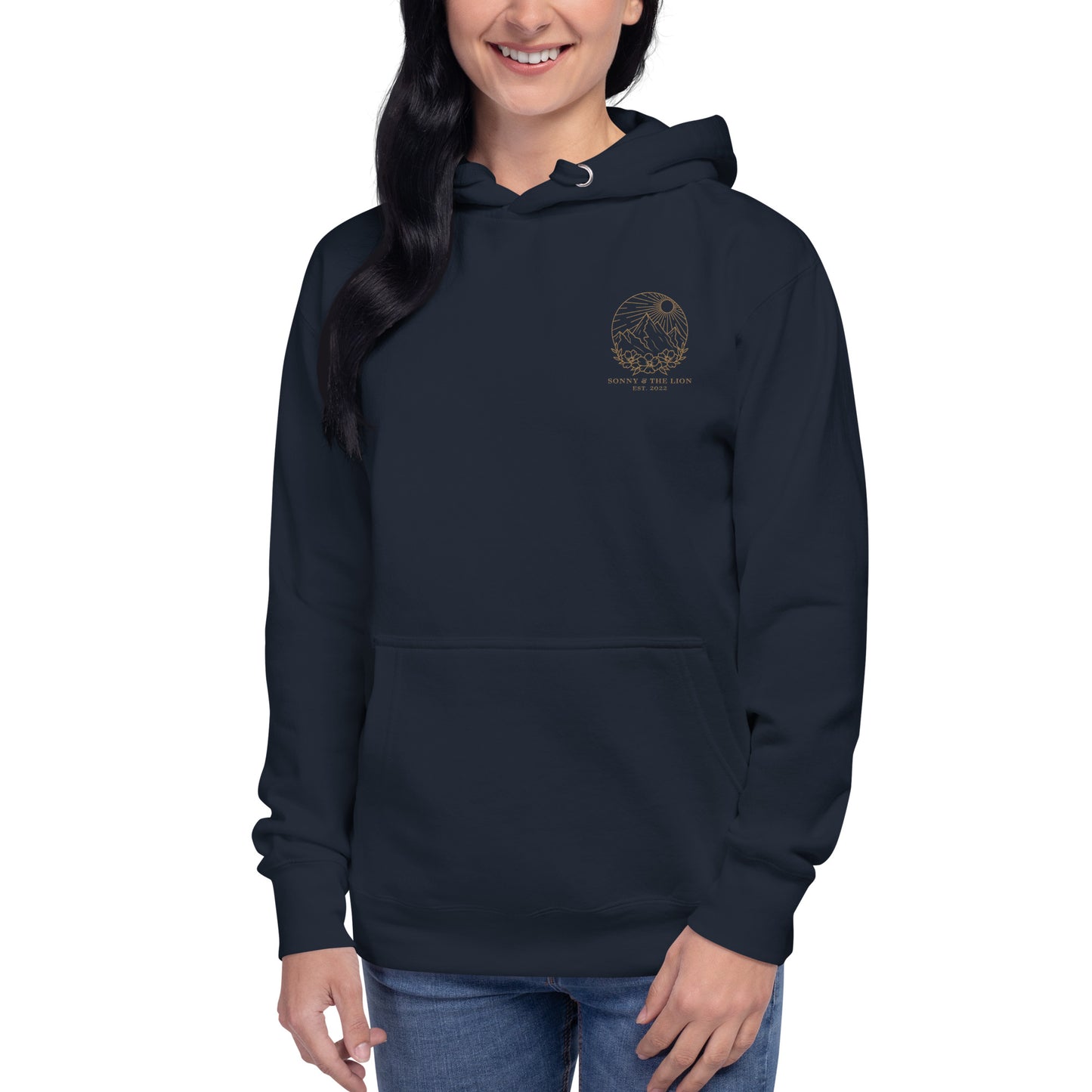 Mountain Bloom Embroidered Hoodie