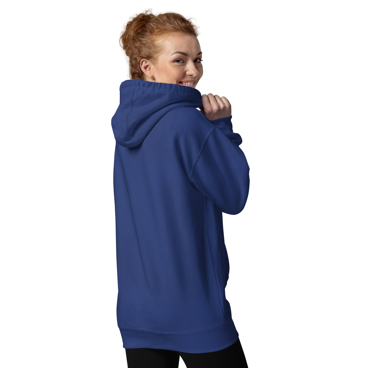 Stoked Moms Club Embroidered Hoodie - Royal/Teal